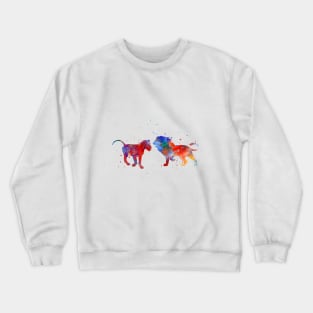 Lion couple Crewneck Sweatshirt